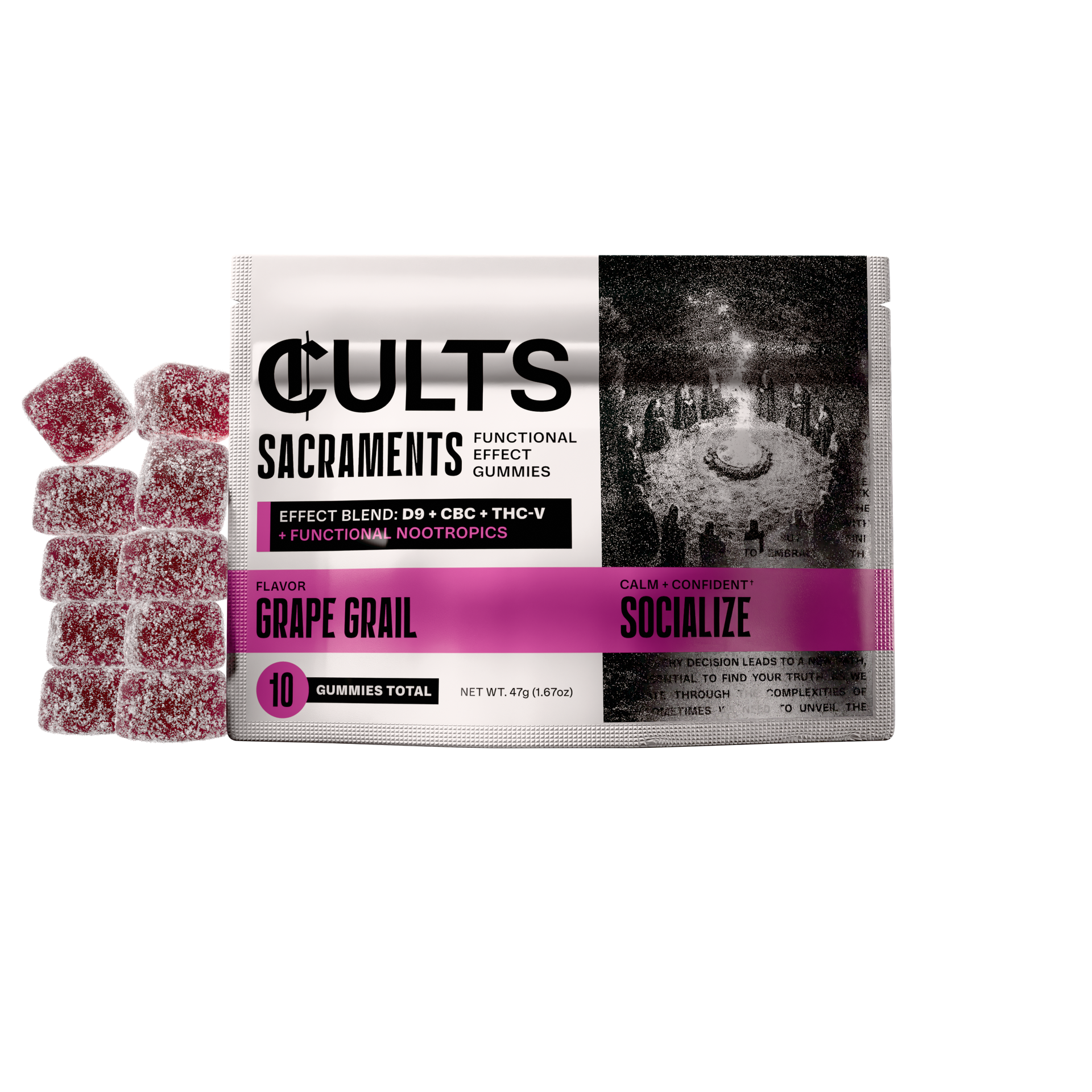 Sacrament Gummies - Socialize - Grape Grail